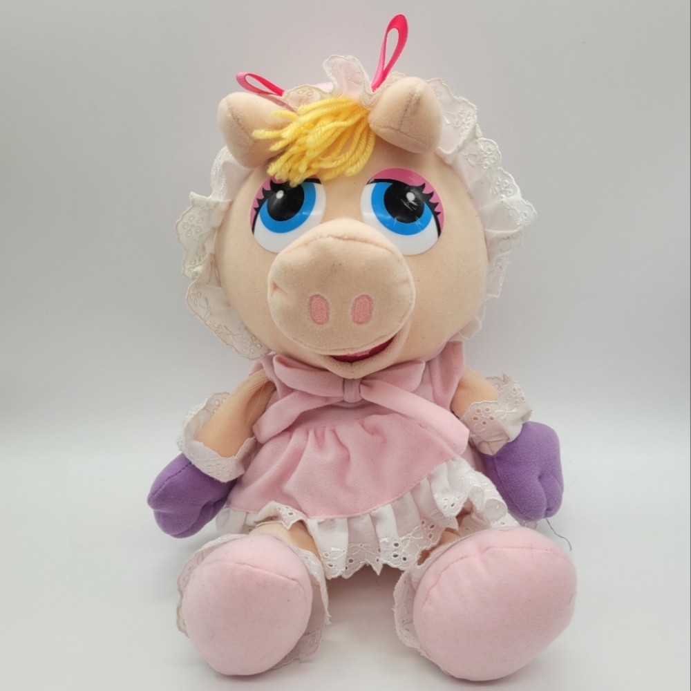 JIM HENSON | Muppet Babies Miss Piggy vintage plush doll